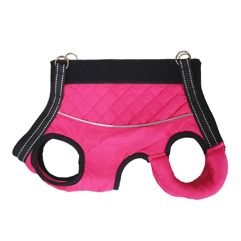 Pink Dog Lift Support Harness Pet Mobility Sling Reflective Sz Small  H734